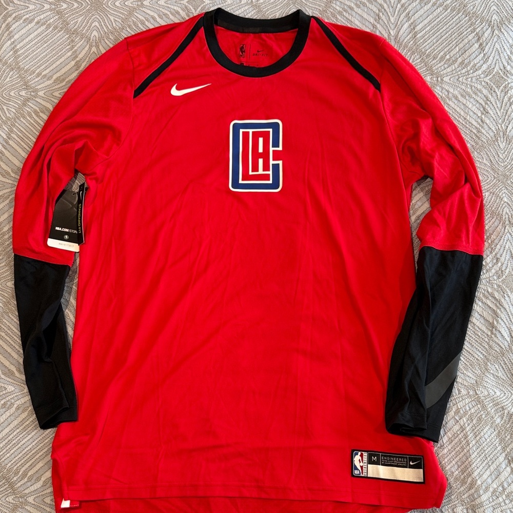 Nike Los Angeles Clippers Basketball Long Sleeve - size M